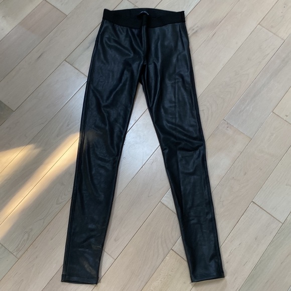 David Lerner leather soft stretch leggings - Picture 5 of 12